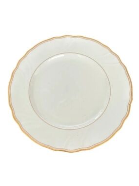 Vintage Noritake Salutation Dinner Plate 10.25” Gold Rim Japan